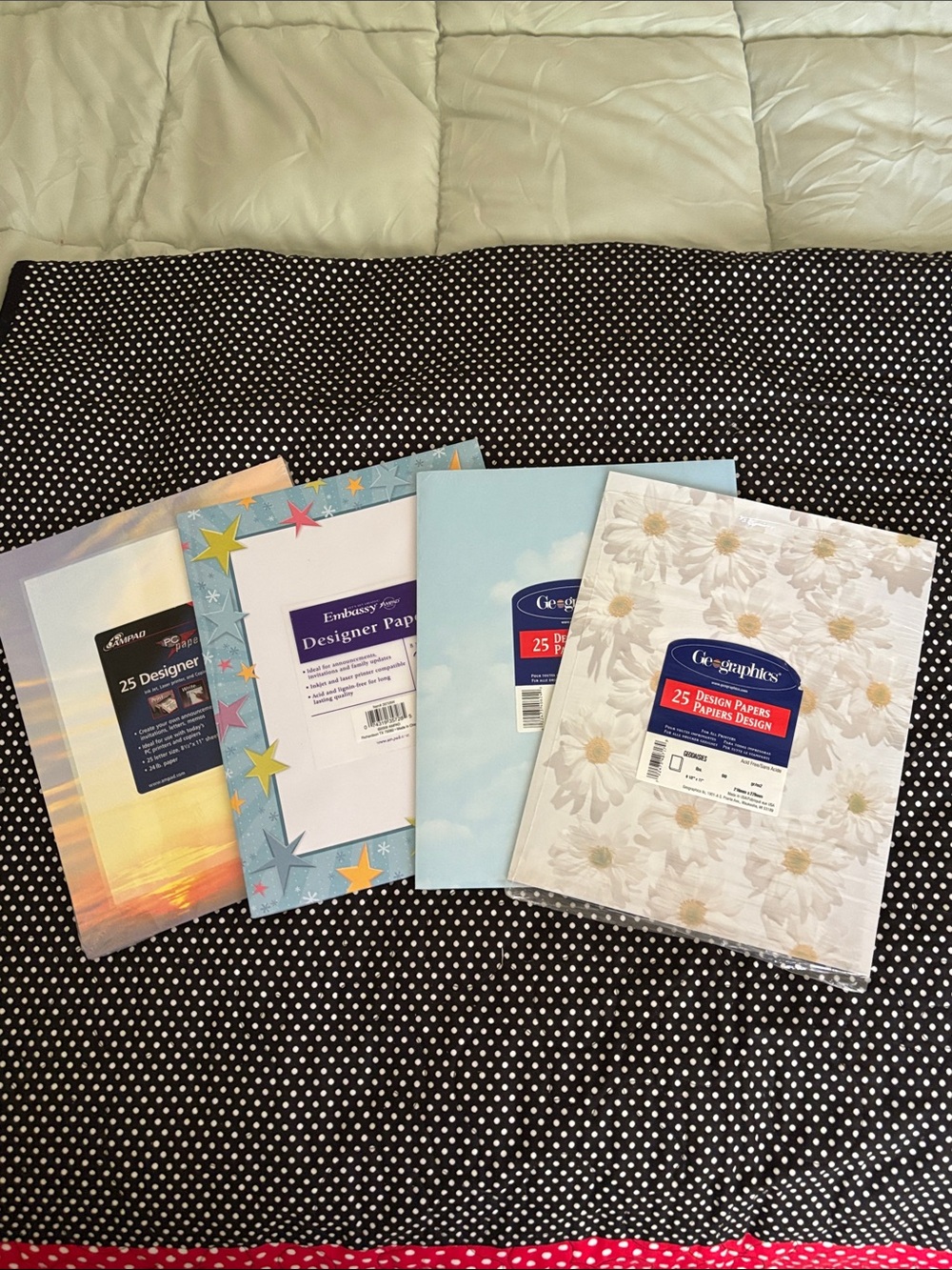 Designer Paper Pack - White Floral